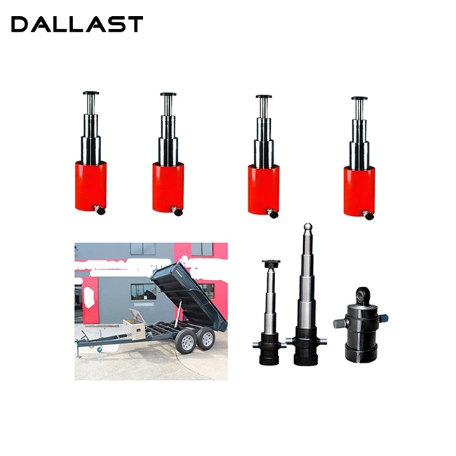 Malý teleskopický hydraulický valec
